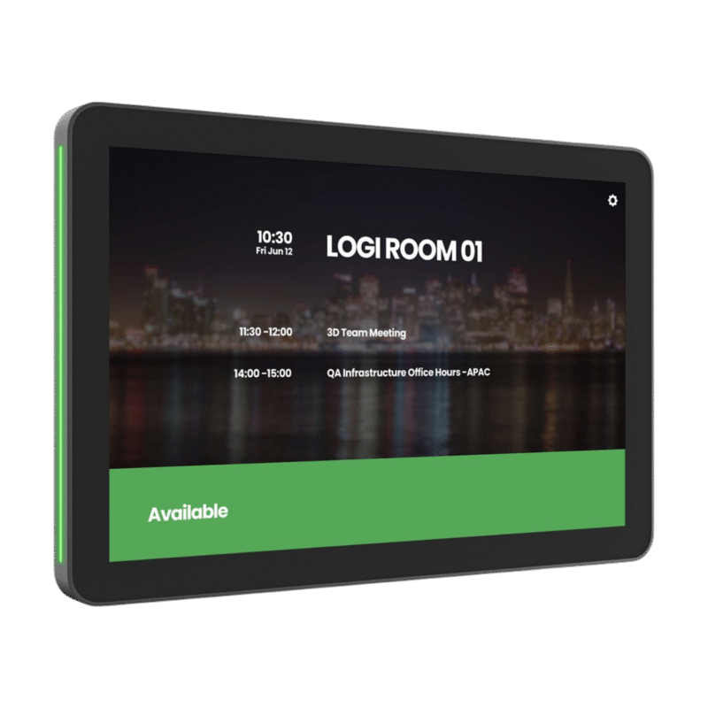 LOGITECH Tap Scheduler Purpose-Built Scheduling Panel Graphite