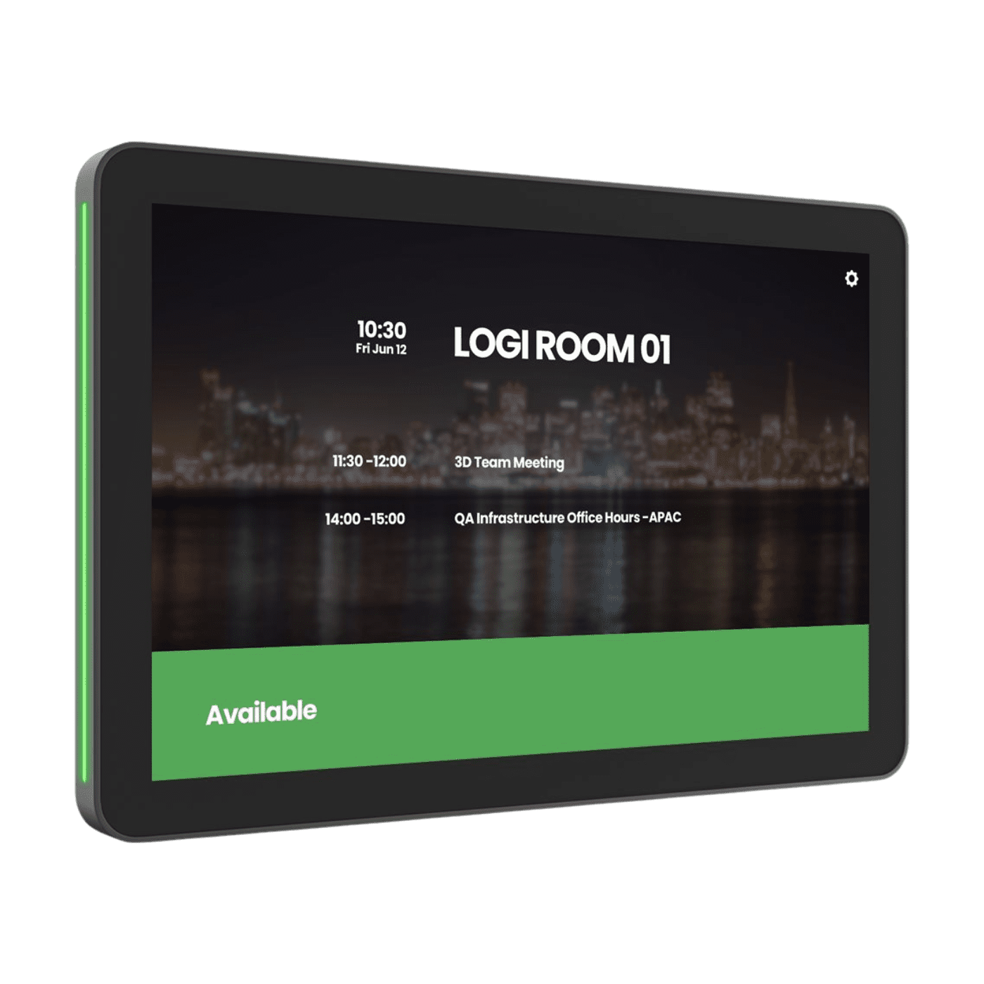 LOGITECH Tap Scheduler Purpose-Built Scheduling Panel Graphite