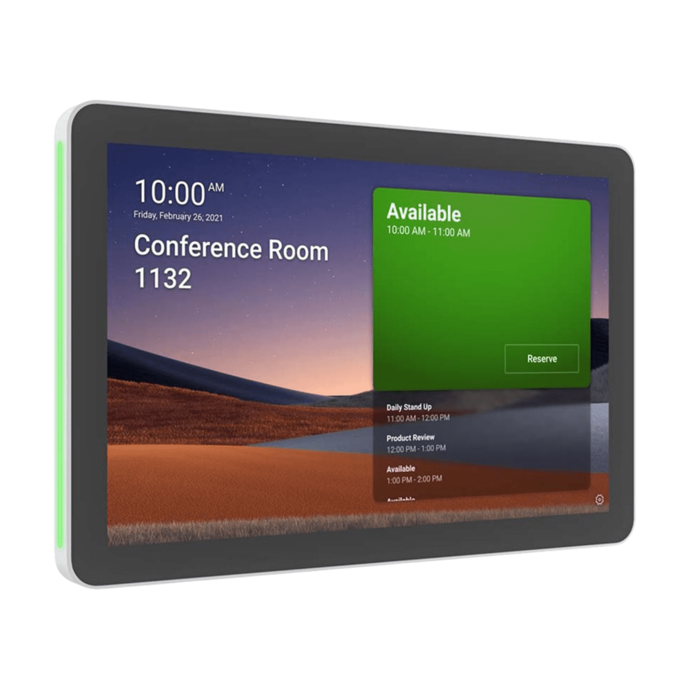 LOGITECH Tap Scheduler Purpose-Built Scheduling Panel for Meeting Rooms Video conferencing device Zoom Certified