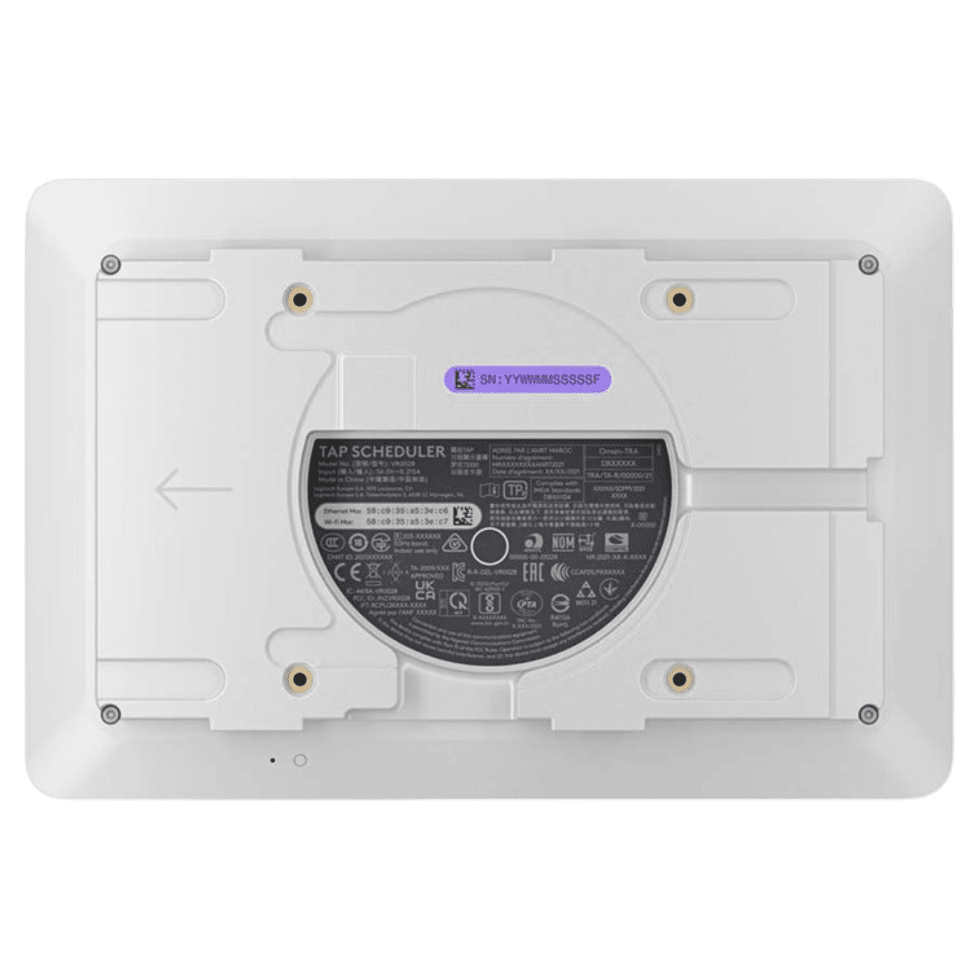 LOGITECH Tap Scheduler Purpose-Built Scheduling Panel white - Afbeelding 3